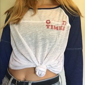 AMERICAN EAGLE BASEBALL STYLE TEE